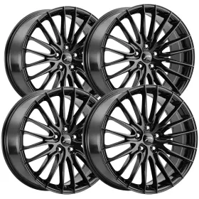465-8812bk Platinum 35 Set Of 4 465 Reprisal 18x8 5x120 35mm Gloss Black Wheels Rims