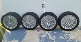 002098 Porsche 4 Oem Panamera Wheels 20 Inch With Tires - Bolt Pattern 5x130