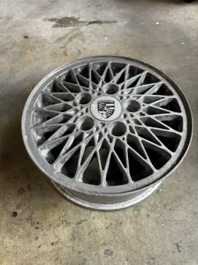 477601025b Porsche 15 X 6 924 Turbo Rare Factory Original Alloy Wheel 5x130 Used Oem