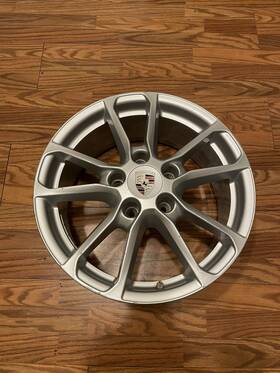 Porsche 7p5-601-025-ab 2015-2018 Cayenne Factory Oem 8x18 Inch Wheel Original Silver Rim 421