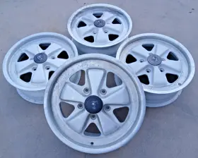 91136102043 Porsche Genuine 911 912 914 Oem 16x6 Fuchs Forged Alloy Wheels Rims Ft60s And Ft70s