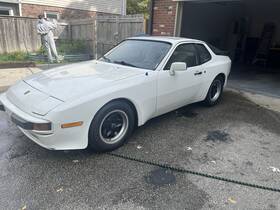 Porsche 951.362.115.00 951.362.115.01 1984 944 White With Black Rims. All Original. Low Mileage