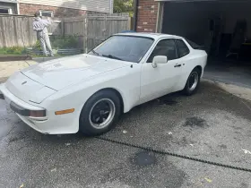 951.362.115.01 Porsche 951.362.115.00 1984 944 White With Black Rims. All Original. Low Mileage