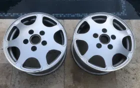 95136211530 Porsche Pair Of Front Original 944 Turbo 7jx16 Club Sport Wheels