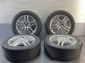 Porsche 958601025a88z 2015-2018 Cayenne 92a Wheel Rim With Tire 8.5jx19 Et59 Set Of 4 Oem Note