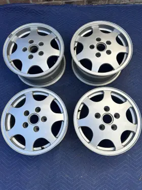 96436211201 Porsche D90 Design 90 Wheels 16x6/8 Et52.3 Oem 911 964 944 Rims Set