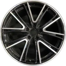 971601025n041 Porsche Rear Machined Black Panamera Oem Wheel 21 Inch Rim Original Factory 67509b