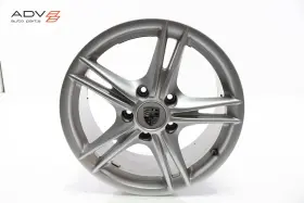 98736213702 Porsche 2009-2012 Boxster Front Wheel Rim 18 Inch 8jx18 Et57 And Center Cap Tpms Oem