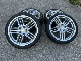 991.362.161.32 Porsche Set Of 4 Original Oem 20 Inch Wheels For 911 - Model Carrera 991.1