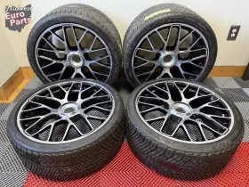 991.362.161.34 Porsche Oem 20 Inch 991 991.1 Turbo S Gts Center Lock Wheels Rims Near Mint Set