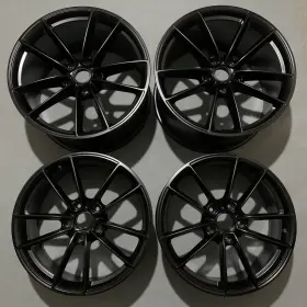 992601025j Porsche Set Of 4 Oem Genuine 911 992 2020-2025 Matte Black 20/21 Inch Wheels Rims