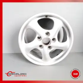 99636212605 Porsche 996 911 Carrera 8.5 X 17 Inch Rear Wheel Rim Silver Oem