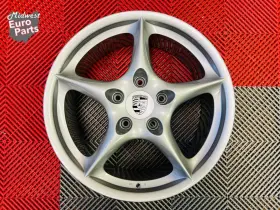 99636213603 Porsche Single Oem Factory 18 Inch 18x8 996 986 911 My02 Front Wheel Rim Refinished