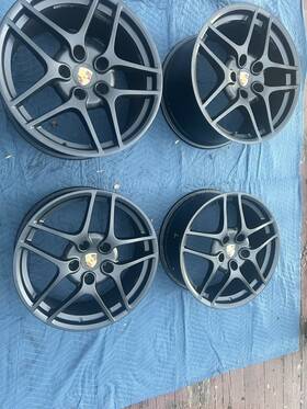 Porsche 99736216300 19 Inch 997 Wheels 8.5 Fr 11.5 Rr Refurb.ex. Cond. 2000 Obo 195 Ships