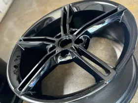 9j1601025aac9x Porsche 2020-2024 Taycan Wheel 21x9.5 5 Spoke 5x60mm Gloss Black