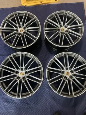 9y0-601-025-bs-oc6 Porsche 2019-2023 Cayenne 22 Inch Turbo Iv Wheels Oem Factory Gt Gts Hybrid Platinum