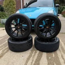 95b601025fa88z Porsche Oem Factory Genuine Original Equipment Macan 95b Sport Design 20 Inch Bbs Wheel/tire/tpms And Center Caps