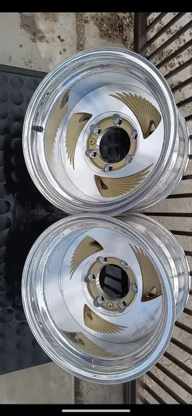 254951003 Prime Alloy Wheels 254951003- 2 New 15x10 3alita 6x5.5