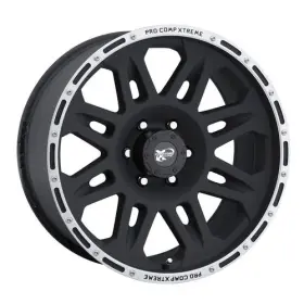 Pxa7105-7973 Pro Comp Wheel Series 05 Torq 17x9 5x127 Et-6 Flat Black / Machined Qty Of 1
