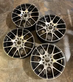 9011603bk Pulse Audi Vw Rage Wheels 16 Inch X 7 Set Of 5-100/114.30 With Lugs And Sensors