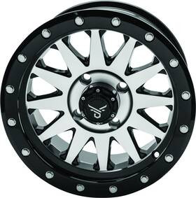 Quadboss 608561 Wagon 15x7 Wheels - Machined Finish For Powersports Vehicles