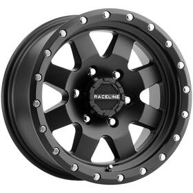 Raceline 935b-89088 18 935b Defender 18x9 8x180 18mm Satin Black Wheel Rim 18 Inch