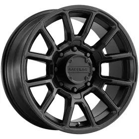 950b-21088-19 Raceline 950b Gauge 20x10 8x180 -19mm Satin Black Wheel Rim 20 Inch