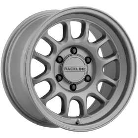 958t-78023 Raceline 30 958t Rogue 17x8 5x108 30mm Titanium Wheel Rim 17 Inch