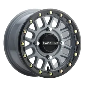 A93sg-56037 Raceline 40 A93sg Podium Beadlock 15x6 4x137 Et40 Stealth Grey Qty Of 1