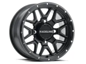 A94b-47037 Raceline 38 Mpn Krank Black 14x7 Wheel - Fits 4x137 Bolt Pattern