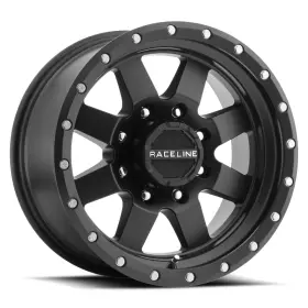 935b-89080 Raceline Wheels 18 935b Defender 18x9 8x165.1 Et18 130.81cb 5.57bs Satin Black