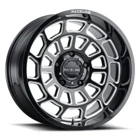 955m-29080-00 Raceline Wheels 955m Warp 20x9 8x165.1 Et0 125.2cb 5bs Satin Black And Milled