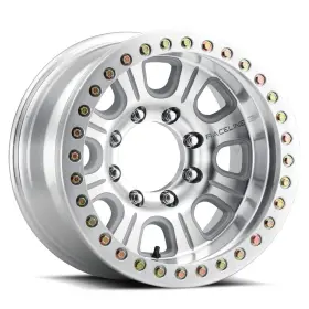 Rt233-79550-19 Raceline Wheels 17x9.5 Rt233 Monster Machined Beadlock Wheel 5x5 -19mm