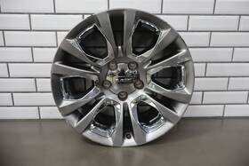 Ram 1ub20dd5aa 14-18 1500 Longhorn 20x9 Silver Wheel With Chrome Insert Wrm 12-spoke