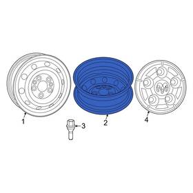 Ram Oe 68582598aa For Promaster 1500 2024 Wheel