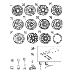7bh12dx8aa Ram Oe For 2500 2020-2024 Wheel