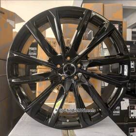 Replica 22851143rg08sm 40 22 Inch Gloss Black 5 Lug Escalde 5x114.3 40 Wheels Rims 20