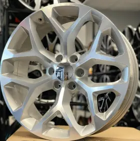 2410655r348sm Replica 24 Inch Silver Machined G09 Wheels Rims 348 Cv98 Silverado 26 22