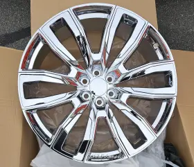2410655rg30cci Replica 28 24 Inch Chrome Inserts Sierra Denali G30 Wheels Rims 22 26