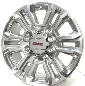 207p-22858115 Replica Wheels 22 Inch Polished Oe 96455 Rims Fits 1997 2010 Gmc Sierra 2500 3500 8x6.5 15