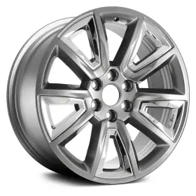 Aly05696u78n Replikaz For Chevy Silverado 1500 18-19 Alloy Factory Wheel 5 V-spoke Painted Medium