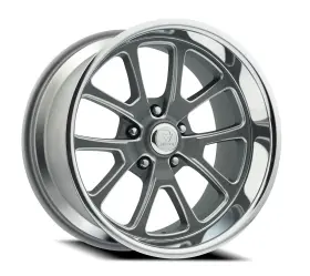 R1011780654512 Resto 1 New 17x8 Laguna Gun Metal Diamond Cut Lip 5x114.3 Et1 Cb72.69 Wheel