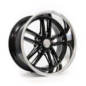 Resto R1031895735213 One 18x9.5 Maverick 5x5/5x127 1 Black Milled Machined Lip Wheel Rim 78.1