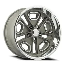 R1021780614512 Resto Wheel Del Ray R102 17x8 5x120.7 1 Texture Gunmetal Milled Diamond Qty 4