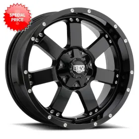 885b-2903512 Rev 885 Offroad Rim 20x9 6x139.7 Offset -12 Gloss Black Quantity Of 1