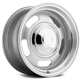 107s-8906100 Rev Wheels 107 18x9 5x120.65 78.1 Silver Rims Set Of 4