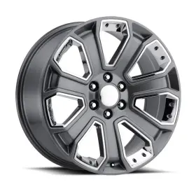 588s-2298328 Rev Wheels 588 Series 22x9 6x5.5 6.1 Bs Gray 588s-2298328 Rev Wheels 588 Series 22x9 6x5.5 6.1 Bs Gray