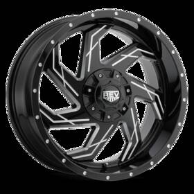 Rev Wheels 895m-2123544 895 Series- 20x12 - 8.23 Bs 6x5.5/6x135