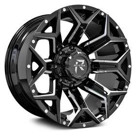 Revenge Rv202-201051271397-19bmw Rv-202 Wheel 20x10 -19 5x139.7 87.1 Black Single Rim