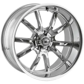 650-2873c Ridler 650 20x8.5 5x5 Inch 0mm Chrome Wheel Rim 20